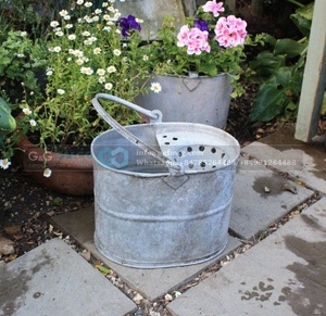 Jardinière en fer couleur antique du Vietnam G & G Concept ZP208 - Product Image 2