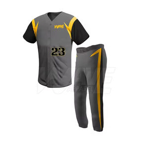 Uniformes de Entrenamiento de Béisbol Hechos a Medida OEM, 100% Poliéster Transpirable, Conjuntos de Tallas Grandes, Alta Calidad, Precio al por Mayor - Product Image 1
