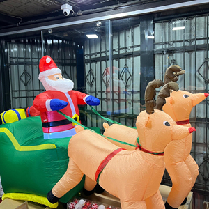 2025 trong nhà ngoài trời giáng sinh trang trí Inflatable Santa Claus Snowman cây sân trang trí Giáng sinh Inflatable với đèn LED - Product Image 1