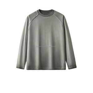 เสื้อกีฬาแขนยาวน้ำหนักมาก270กรัมทำจากผ้าฝ้ายแท้พร้อมฮู้ดแนวสตรีทแฟชั่นสินค้าใหม่2025 - Product Image 3