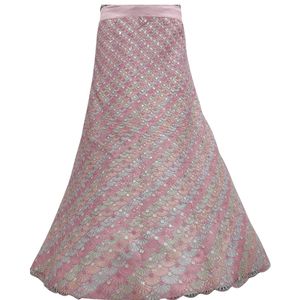 Modern Designer Hand Embroidered Bridal <b>Net</b> Lehenga Choli Floor-Length Wrinkle Free Matching Dupatta Party Wedding Festive Wear - Product Image 1