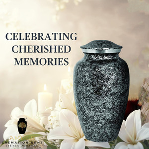 โกศบรรจุอัฐิแบบยุโรป/อเมริกัน ทนทาน ขนาด 10 นิ้ว เป็นมิตรกับสิ่งแวดล้อม ดีไซน์ปรับแต่งได้ สำหรับพิธีศพ - Product Image 2