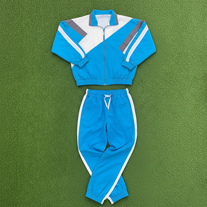 Venta caliente ropa informal bloque de color con paneles de gran tamaño chándal 100% nailon de talla grande ligero chándal de moda para hombres - Product Image 3