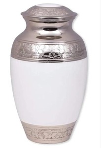 Urna de cremación de recuerdo de aluminio multicolor azul mármol - Product Image 4