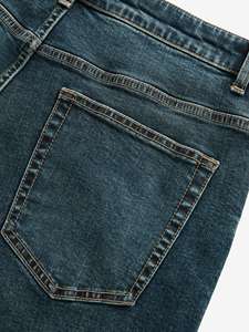 Pantalones cortos de mezclilla de verano para hombres con estilo, ropa de calle de aspecto informal OEM de algodón azul, pantalones cortos de mezclilla de alta calidad cómodos y de moda - Product Image 4
