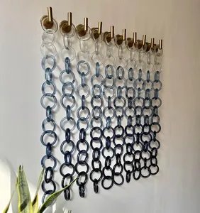 Classic <b>Wall</b> Decor Chain Links Resin Item Most Adorable Room Decorative Item <b>Wall</b> Hanging Chain Resin Link New Modern Design - Product Image 1