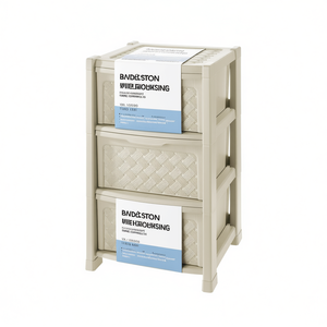 ARIANNA Angora 8025646210 Space-Saving Chest <b>Drawers</b> 3C (39x39x63.5cm) Tontarelli <b>Storage</b> <b>Drawers</b> - Product Image 2