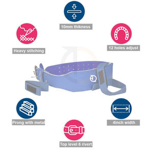 เข็มขัดยกน้ำหนักผลิตจากโรงงานผลิตจากหนังวัวคุณภาพสูงออกแบบโลโก้ได้ตามต้องการ - Product Image 5