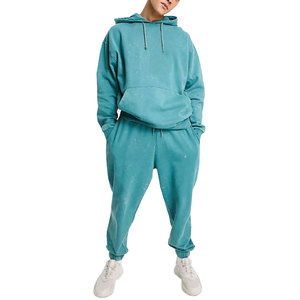 Conjunto de Sudadera con Capucha y Pantalones Deportivos para Hombre, Talla Estadounidense, Personalizado, para Gimnasio, Correr, Chándal Unisex de Algodón Grueso - Product Image 1