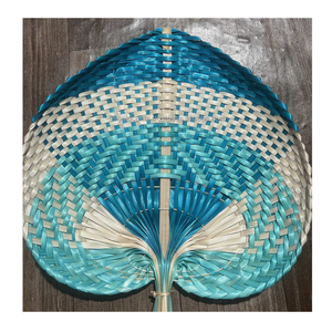 Los mejores productos, superventas, ventiladores de mano de bambú/ventiladores de mano de paja para decoración/boda/ventilador de mano fresco con precio bajo - Product Image 6