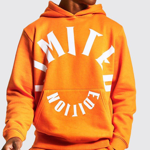 Survêtement deux pièces 100% coton pour hommes, survêtements en éponge française avec logo personnalisable, vêtements d'hiver écologiques - Product Image 2