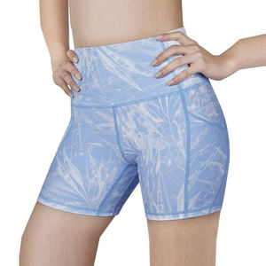 Shorts de yoga pour femmes taille haute Compression Gym Short de course léger et respirant pour femmes avec poches - Product Image 1