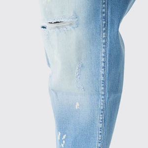 2025 New <b>Men</b> <b>Loose</b> Unisex Straight Wide Leg High Street Washed Solid Color Cotton Autumn Plus Size Denim <b>Trousers</b> Jeans Pants - Product Image 5