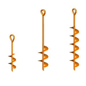 New Yellow Coated Metal Augur Anchor Earth Anchor for Holding the Boats High Selling Quality Modern Design in Wholesale Price - Product Image 1