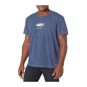 Verano cómodo hombres casual pecho impreso 100% algodón manga corta cuello redondo hombres camiseta de Bangladesh fábrica mejor precio - Product Image 1