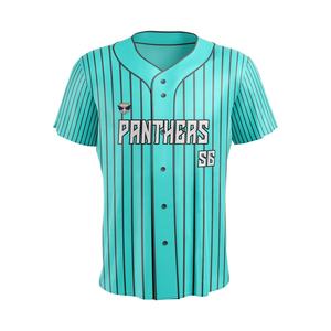 Ensembles d'uniformes de baseball en polyester léger de la meilleure conception, uniformes de baseball respirants personnalisés avec impression de logo, vente à chaud - Product Image 5
