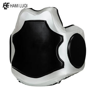 Protège-poitrine en cuir Pro-Level pour l'entraînement de boxe Muay Thai Karaté Protection durable pour la compétition - Product Image 6