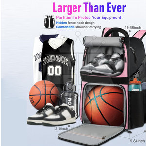 Sacs de basket-ball Offre Spéciale fabriqués au Pakistan Sacs de basket-ball de sport unisexes Sacs de basket-ball avec logo personnalisé - Product Image 4