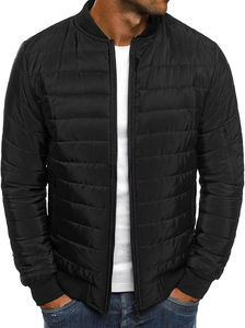 Veste matelassée pour homme coupe-vent sur mesure à vendre, logo personnalisé, service OEM, veste matelassée pour homme de la rue principale - Product Image 4