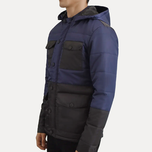 Chaquetas de Hombre, Chaqueta de Invierno con Capucha, Estilo Parka Acolchada, Resistente al Viento, Cálida, con Múltiples Bolsillos, Fabricante Mayorista OEM ODM - Product Image 3