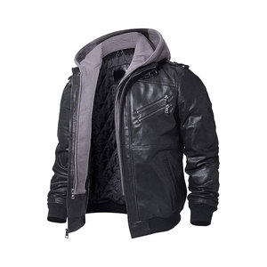 Nouveau Style veste en cuir de haute qualité pour homme 2025 nouveauté dernière conception bas prix hommes vestes en cuir - Product Image 4