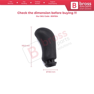 BSP554 5 Speed Gear Shift Stick Knob Black For Clio MK3 Scenic Kangoo Megane Laguna MK2 Sandero Logan <b>Duster</b> Dokker 8200379950 - Product Image 5
