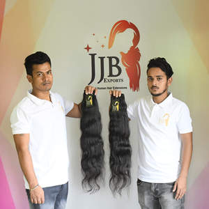 ผมดิบแบบไม่ผ่านการทำผมคนบราซิลขนมิงค์แท้ลอนผมสีดำธรรมชาติ - Product Image 1