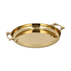 Bandeja de Servicio Atractiva para Alimentos, Bandeja para Servir Dulces y Aperitivos, Bandeja de Metal de Alta Calidad con Asa para Hostelería y Catering - Product Image 5