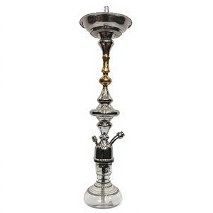 Chichas Farida de Luxe en Acier Inoxydable Type Libre avec Finition Laquée – Kit de Fumée Shisha Haute Efficacité - Product Image 6
