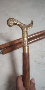 ไม้เท้าไม้หรูหราพร้อมของขวัญแกะสลักแบบกำหนดเองหรืออุปกรณ์ช่วยเคลื่อนที่ไม้เท้าทำด้วยมือสำหรับผู้ชายและผู้หญิง - Product Image 2