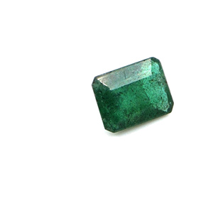 Émeraude naturelle zambienne octogonale 0,85 ct, pierre précieuse naturelle à facettes, prête à l'emploi pour la création de bijoux - Product Image 3