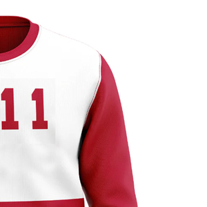 Wholesale Custom 1911 Red and White <b>Crewneck</b> Sweatshirt for Fraternity and Sorority Members Greek Life Apparel - Product Image 6