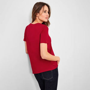 Fabricación profesional Camisetas de mujer más vendidas Camiseta ajustada de nuevo diseño - Product Image 3