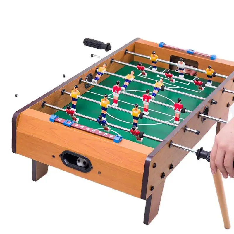 Wholesale Family Interactive Wooden Mini Indoor Table Football Soccer Game Toys for Kids