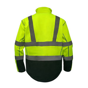 เสื้อฮู้ดสะท้อนแสงสำหรับผู้ชาย ราคาขายส่งจากโรงงาน ยอดขายดี ชุดทำงานเพื่อความปลอดภัย เสื้อแจ็คเก็ตความปลอดภัยแบบมองเห็นได้ชัดเจน - Product Image 3