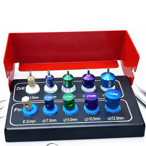 Kit de guidage pour perceuse dentaire, positionnement d'implants, manuel, acier inoxydable, 10 pièces, ensemble d'instruments chirurgicaux professionnels, prix d'usine - Product Image 6