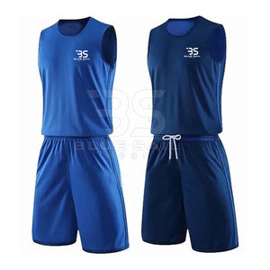 Ensemble d'uniformes de basket-ball personnalisés avec tissu à séchage rapide et uniforme de basket-ball respirant imprimé du logo de l'équipe - Product Image 1