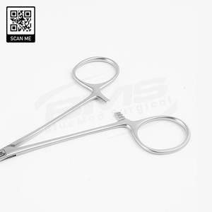 คีมห้ามเลือดแบบโค้ง Halsted ราคาโรงงาน ผลิตจากสแตนเลส เครื่องมือผ่าตัด คีมห้ามเลือดแบบใช้มือสำหรับหลอดเลือดแดง - Product Image 5