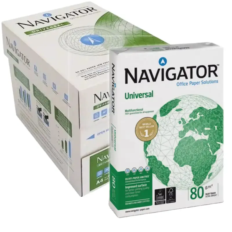 BULK Super White Navigator A4 Kopierpapier 80g/m² Blatt/80 GSM A4 Kopierpapier Massen preise