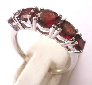 Năm Chất Lượng Tốt Đá Quý 925 Sterling Silver Giá Thấp Nhất Nhẫn 925 Sterling Đá Quý Nhẫn Bạc - Product Image 4