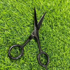 Tijeras de corte de pelo profesionales curvas de acero inoxidable con punta de hoja afilada para Peluqueros Uso de salón de barberos - Product Image 1