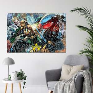 Modern Aquaman <b>Poster</b> Atlantean Punch Design Made of Durable Paper for Wall Decor - Product Image 3