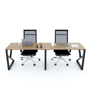 Kconcept HBKC036 Diseño Minimalista 240x60cm Madera Contrachapada y Soporte de Hierro Doble Song 240x60cm - Product Image 4
