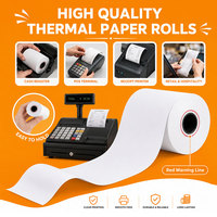 Rouleau de papier thermique 80x80 en gros pour imprimante de caisse enregistreuse