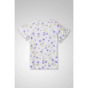 Camiseta gráfica de marca para niñas en ropa elegante blanca para niñas jóvenes - Product Image 3