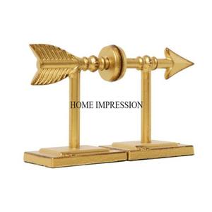 Designer de flèche enduit de poudre de couleur noire de haute qualité de qualité Serre-livres et présentoirs de livres d'Inde au meilleur prix - Product Image 2