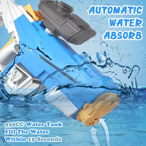 Ad alta capacità di spazio elettrico pistola ad acqua con la luce ad alta pressione manuale automatico integrato ad acqua pistole per bambini adulti - Product Image 4