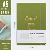 Impresión Personalizada, Precio de Fábrica, Diario de Tapa Dura con Banda Elástica de Cuero PU, Agendas, Cuadernos