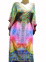 Robes longues et modestes de 42 pouces à imprimé numérique, maxi, 100% coton mousseline de soie naturelle et respirante, pour les achats en ligne d'automne