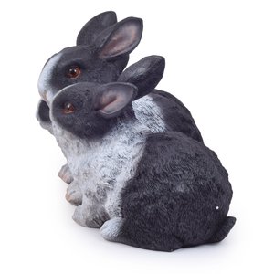 Excelentes esculturas de conejo y Obra Maestra Hogar y jardín Decorativo Hecho a mano Colorido Conejo Figuras Decoración para el hogar Precio barato - Product Image 4